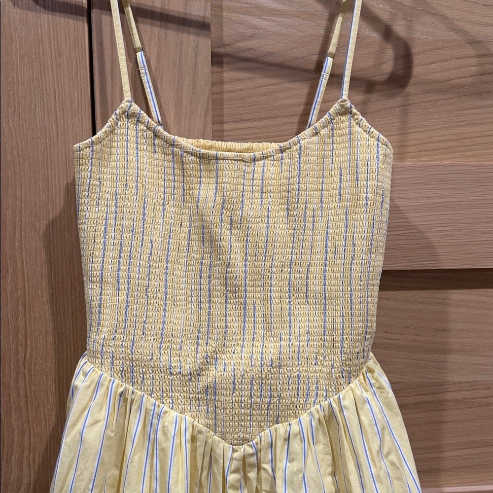 Abercrombie Yellow & Blue Striped Sundress - Picture 4 of 7